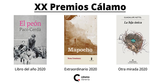 Acto de entrega de los Premios Cálamo 2020